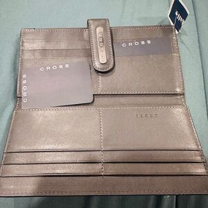 Cross Gray Leather Wallet